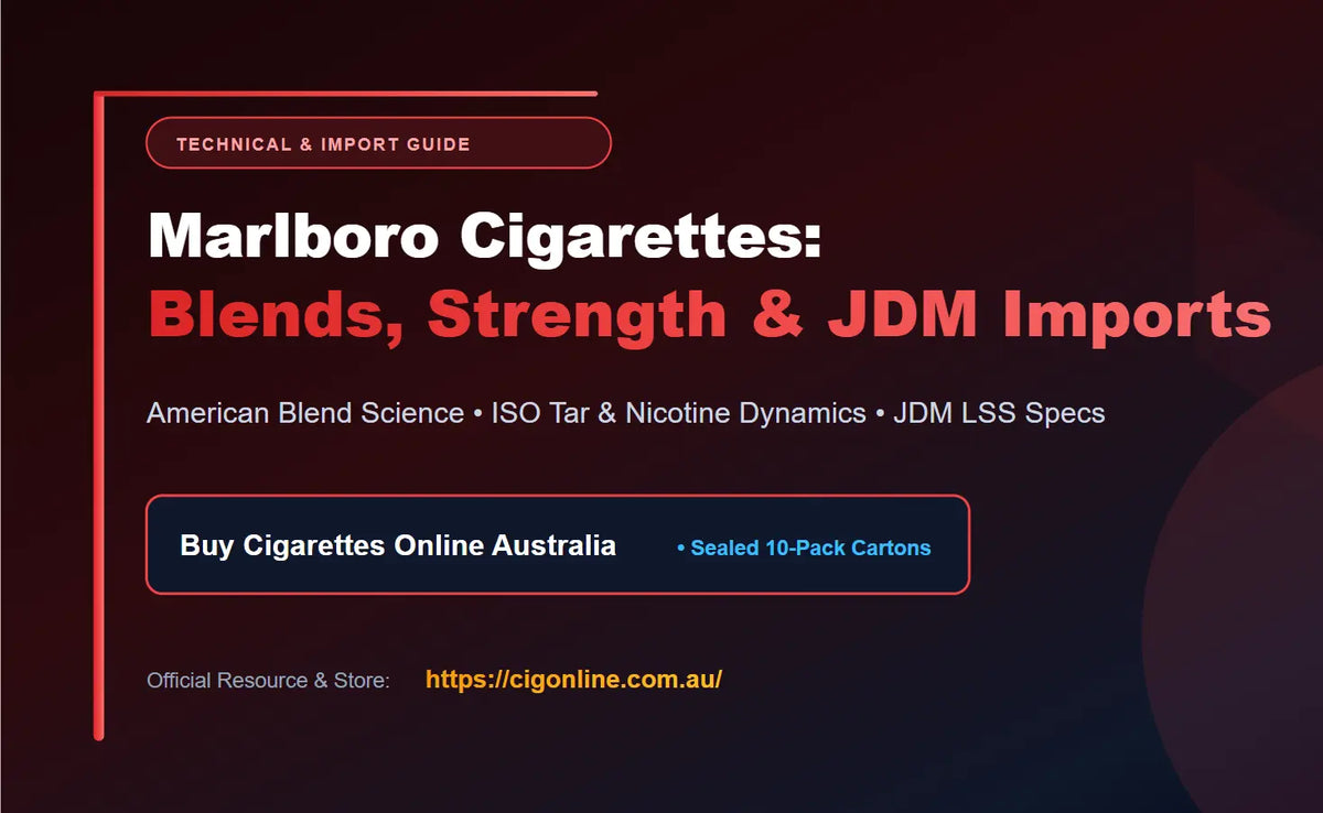 Marlboro cigarettes guide to blends and JDM imports at buy cigarettes online australia CigOnline AU