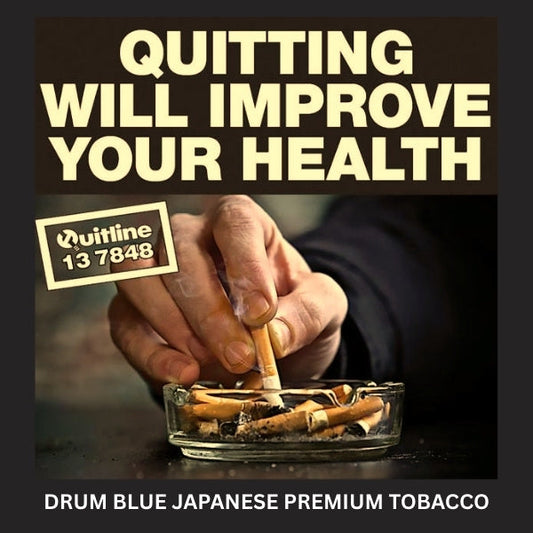 Drum Blue Japanese Premium Rolling Tobacco 50g pouch