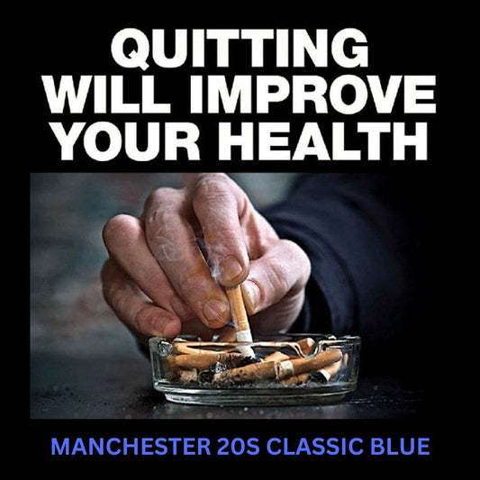 Manchester Classic Blue 20s cigarette carton 10 pack packaging